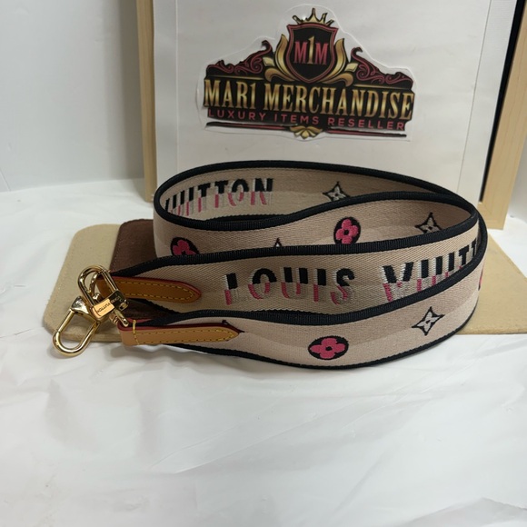 Louis Vuitton Beige and Pink Bag Strap - Picture 15 of 16